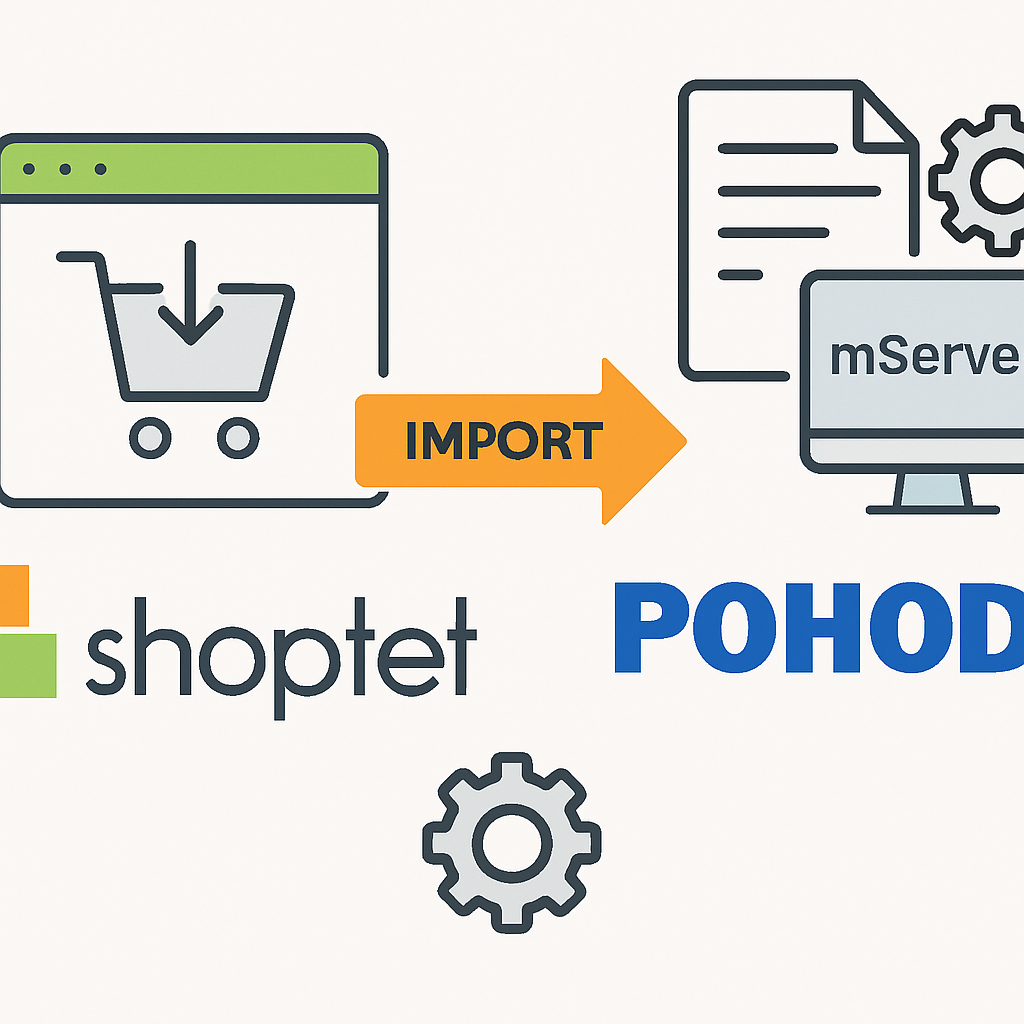 Import objednávek ze SHOPTETu  do POHODY